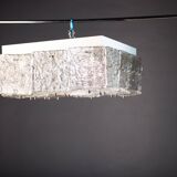 Large Vintage J.T. Kalmar Glass Flush Mount - 1960s Austrian Ceiling Light