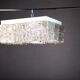 Large Vintage J.T. Kalmar Glass Flush Mount - 1960s Austrian Ceiling Light