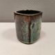 Vase in several shades of blue, from Danish stogo art pottery