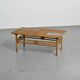 Coffee table with blue ceramic tiles by Robert and Jean Cloutier