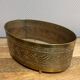 Art Nouveau period planter in embossed copper circa 1900