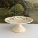Antique compote in barbotine "Iris" Choisy le Roi