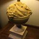 Ceramic fruit bowl lamp