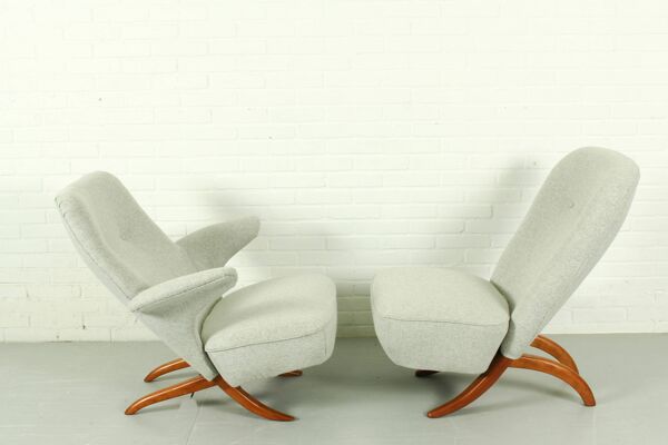 Fauteuil Congo & Pinguin par Theo Ruth pour Artifort, Pays-Bas, 1957