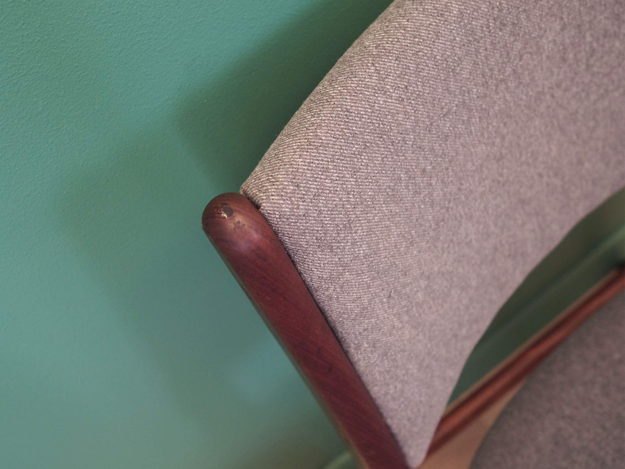 Set of five rosewood chairs, Danish design, 70s, made by Henning Kjaernulf