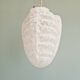 Art Deco pendant light in white speckled glass, 1920s-30s