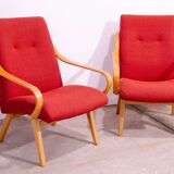 Pair of midcentury armchairs by Jaroslav Šmídek for JITONA, 1960´s