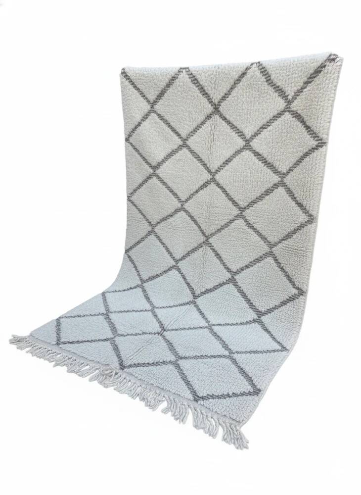 Tapis Marocain à losanges marron