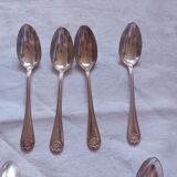 Cutlery in silvered metal, goldsmith Mondial