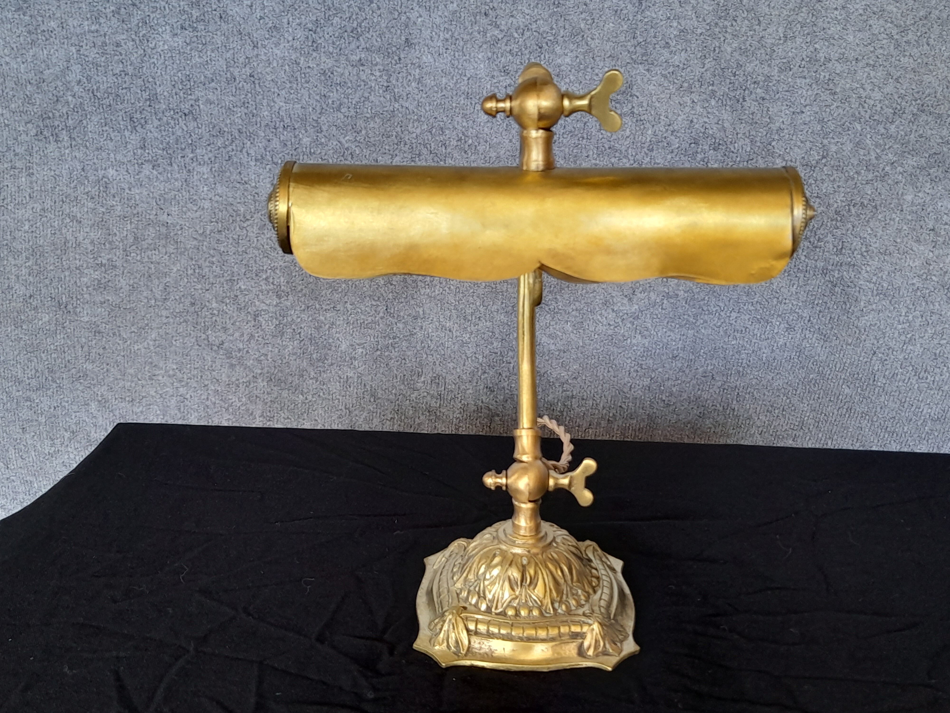 Brass desk lamp