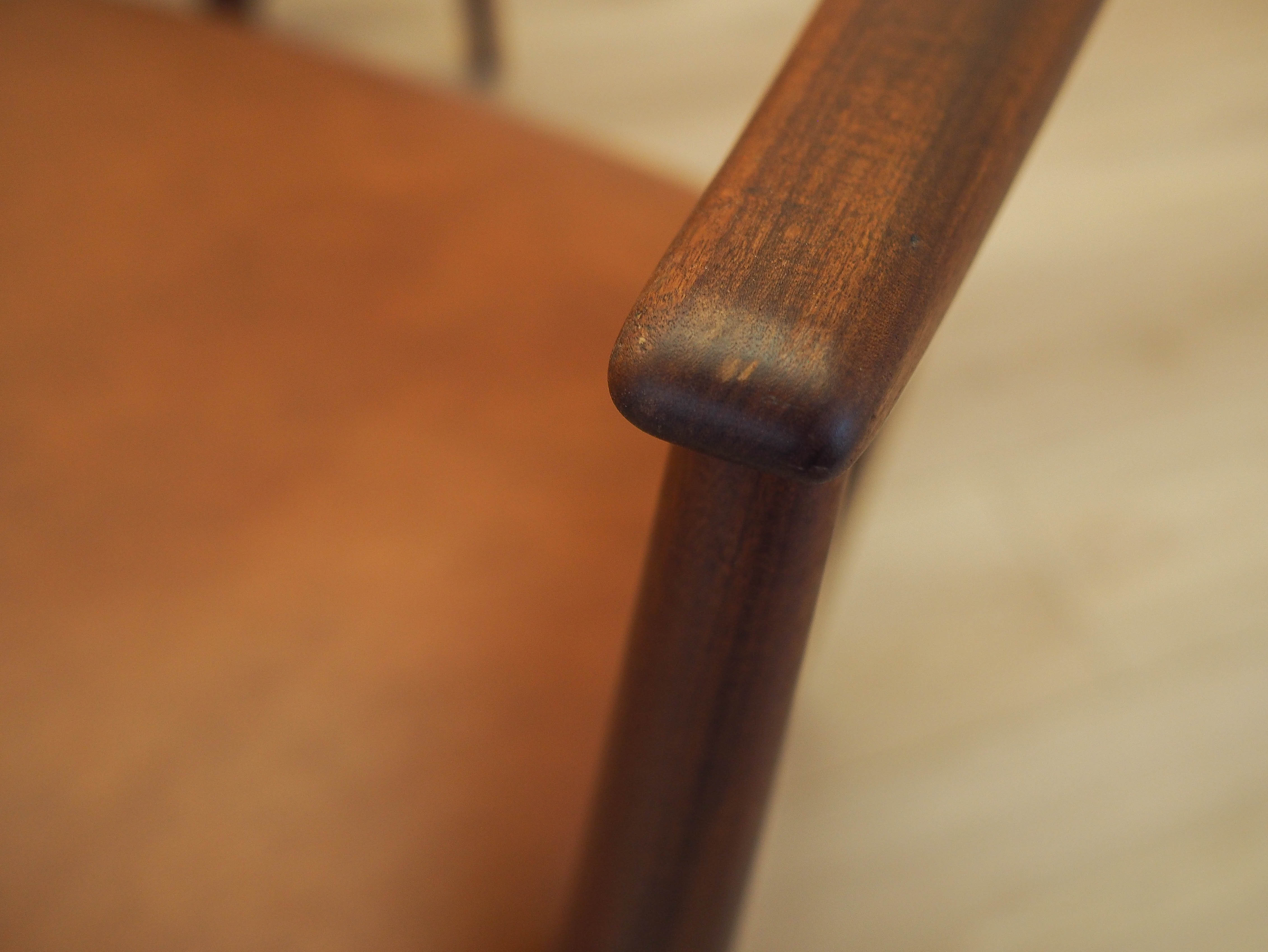 Set of six teak chairs, Danish design, 1970s, made in Denmark