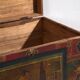 Antique brown Chinese storage trunk (c.1900) #6