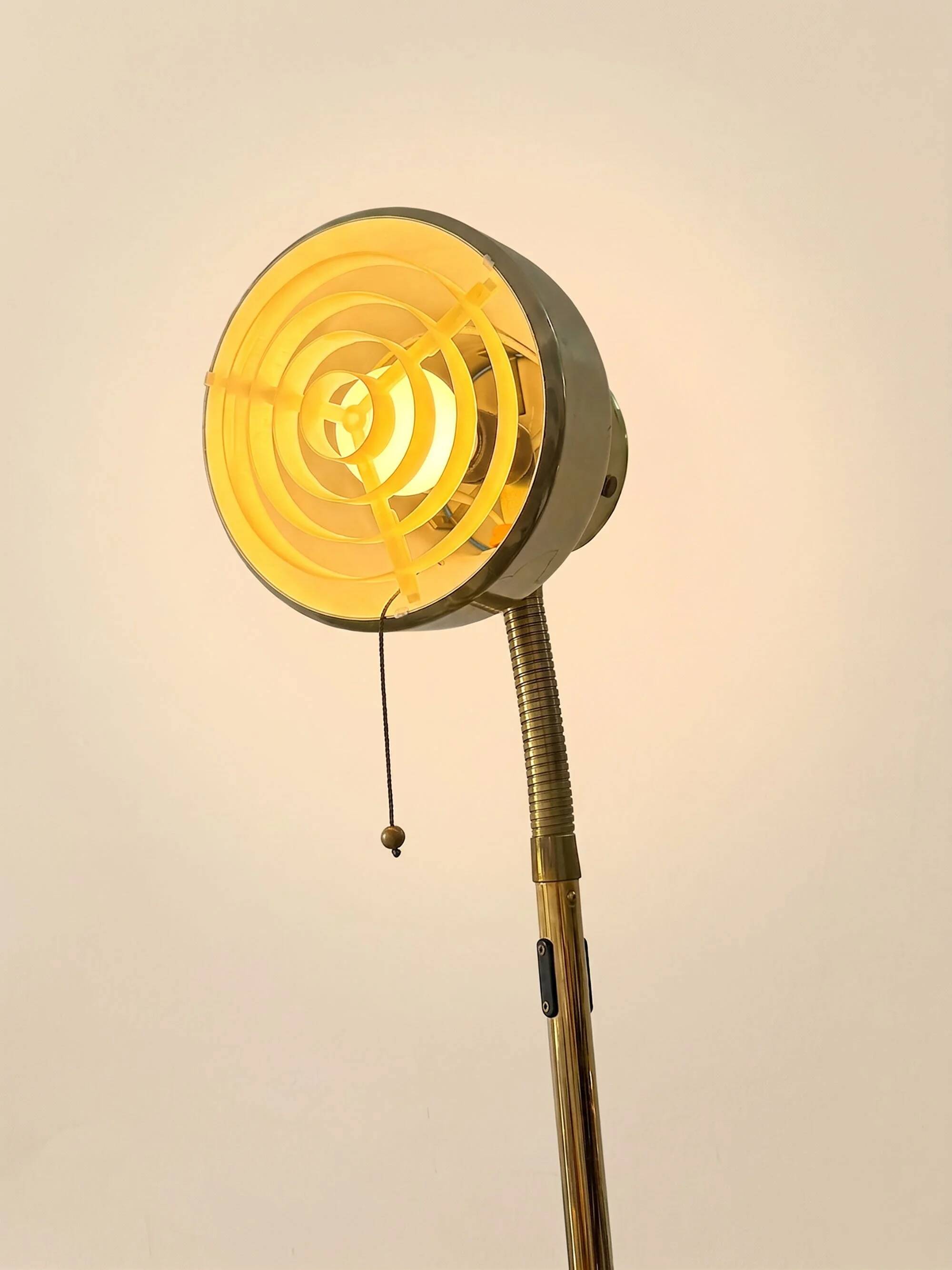 Anders Pehrson – Bumling floor lamp in brass, second half of the 20th century