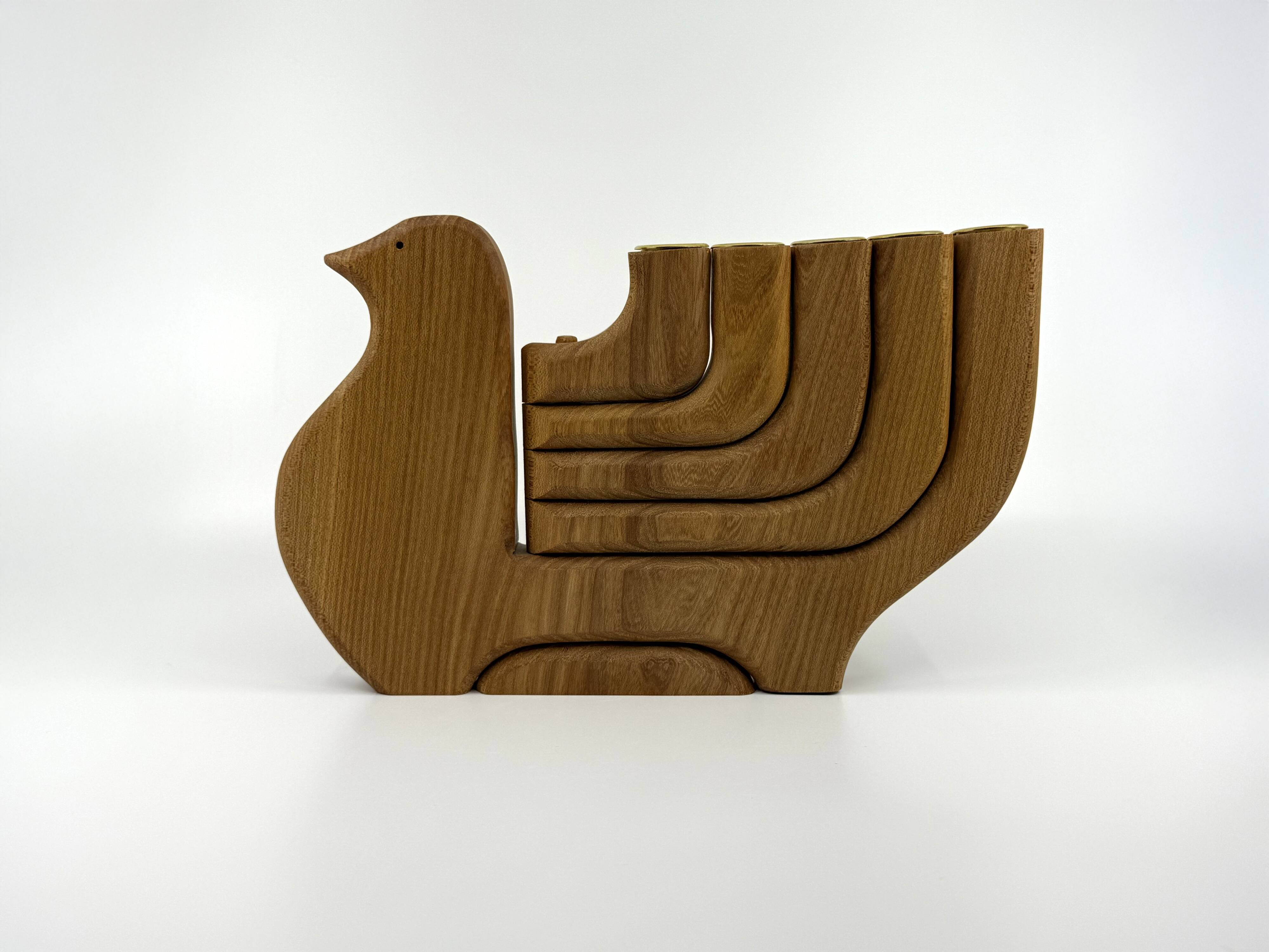 Dove Candlestick Holder • Carl Nelson • Sweden Circa 1970