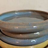 Seven vintage potter's sweet treat plates