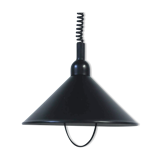 Black vintage pendant lamp from Denmark