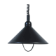 Black vintage pendant lamp from Denmark