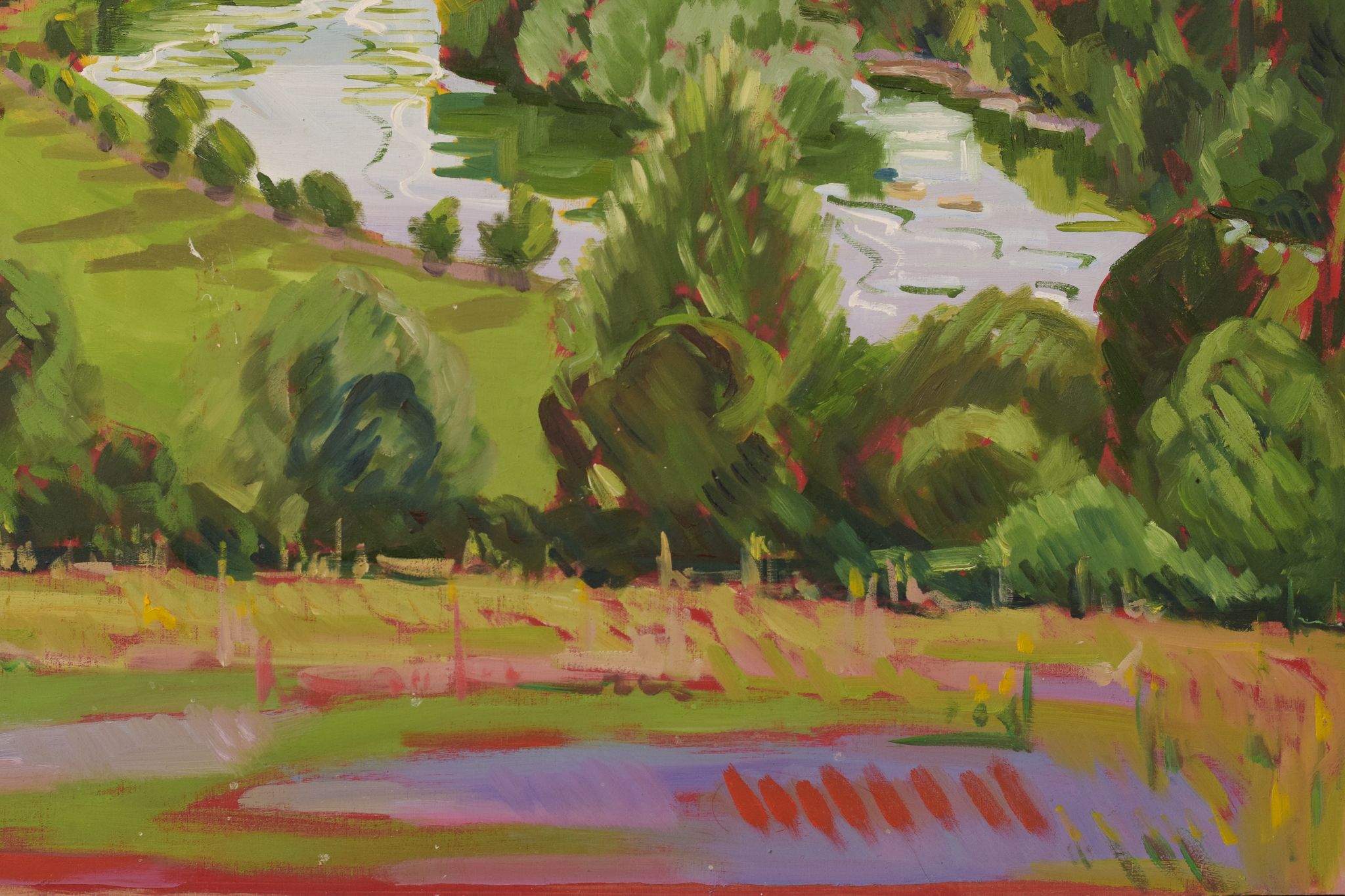 Richmond Terrace Sunset, En Plein Air