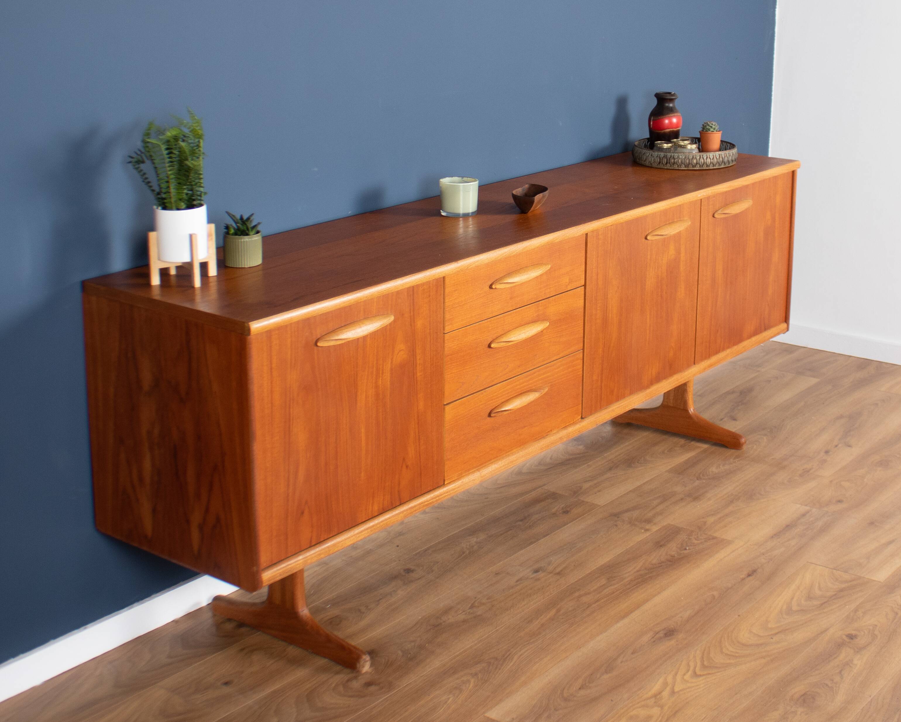 Enfilade teck 1960s Ausinsuite mid century