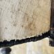 Vintage Floor Lamp Turned Wood, Bamboo Rattan Circa 1950s