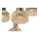 Large glass cascade chandelier designed for Staff Leuchten, Germany, 1970s.