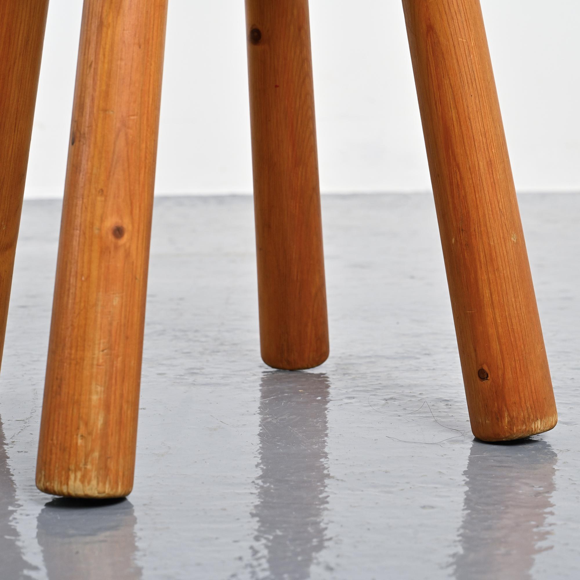 Club Stool by Charlotte Perriand, 1970s
