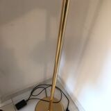 Vintage golden halogen lamppost