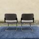 Paire de fauteuils chauffeuses Eurosit tweed gris 1970
