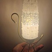 Restored 1950s bedside lamps