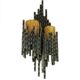 60s 70s Brutalist wall lamp Marcello Fantoni Wall Lamp Glass Design 60s
