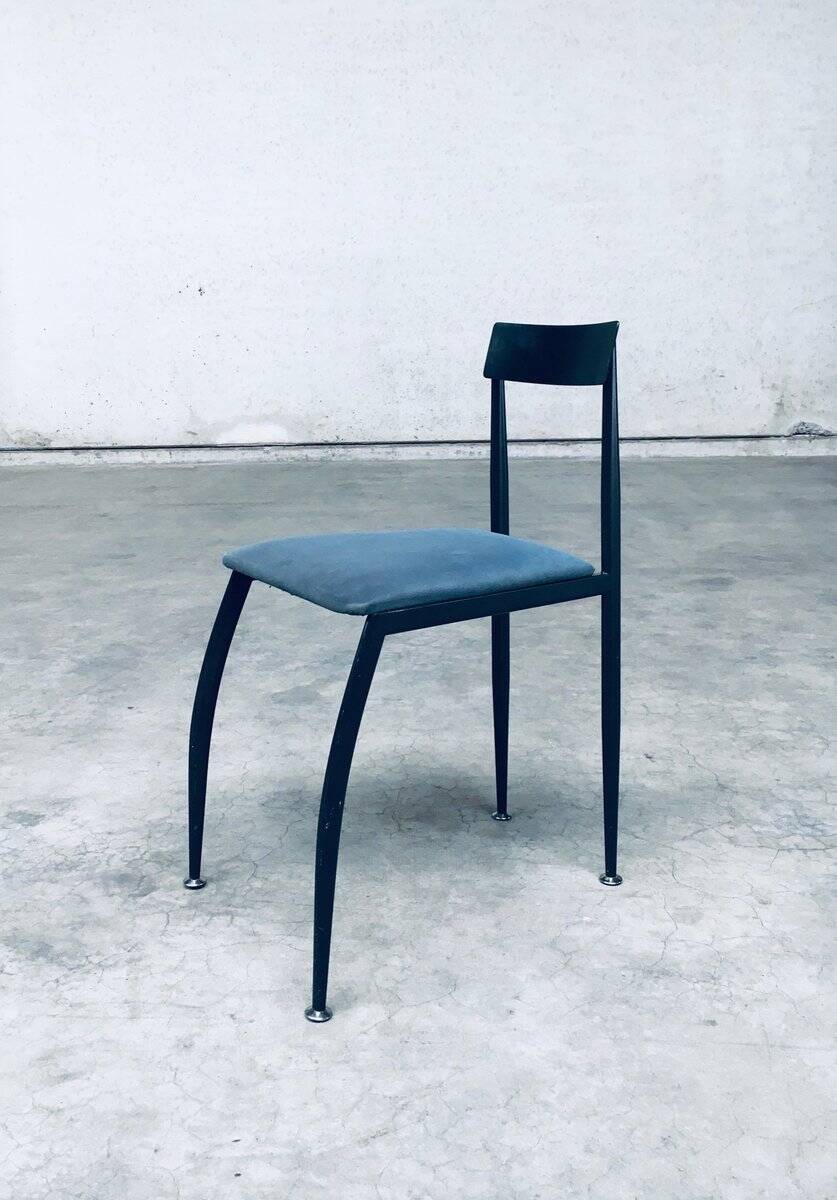 Postmodern Lolly Dining Chair Set from Fly Line, Italy, 1980s, Set of 9