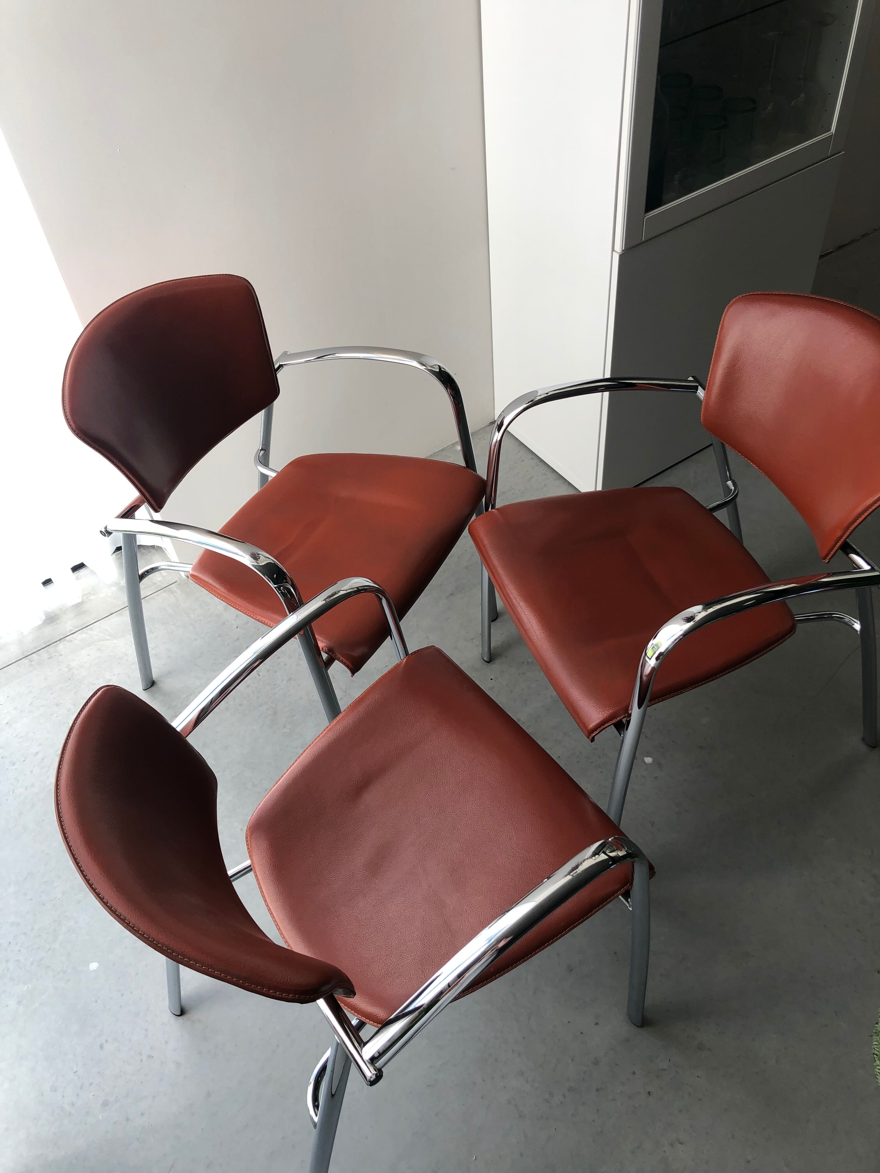 Set of 6 american design chairs, Brayton international
