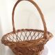 Panier rond ancien jours croisés