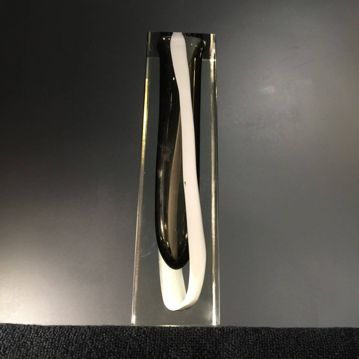 FLAVIO POLI for SEGUSO Vetri d'arte, Multi-layered glass vase, Murano, circa