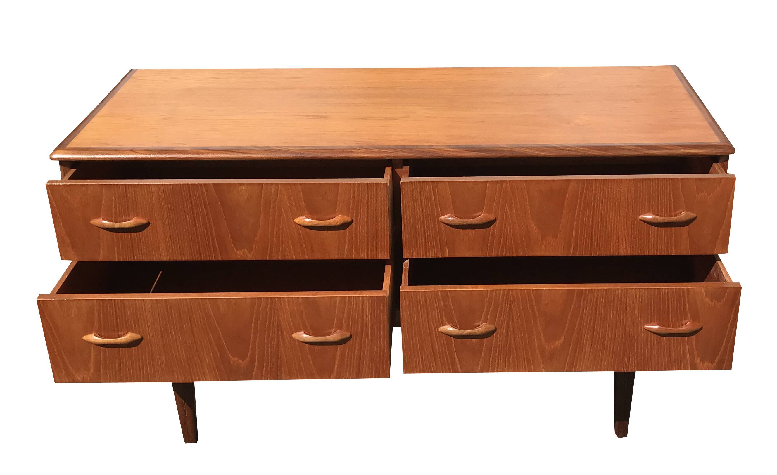 Small English teak sideboard from the 1960s.