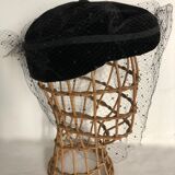 Tête à chapeau en rotin, marotte de modiste