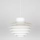 Lampe suspendue vintage danoise Verona par Svend Middelboe, Lyfa, 1962