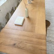Table de ferme extensible en chêne massif