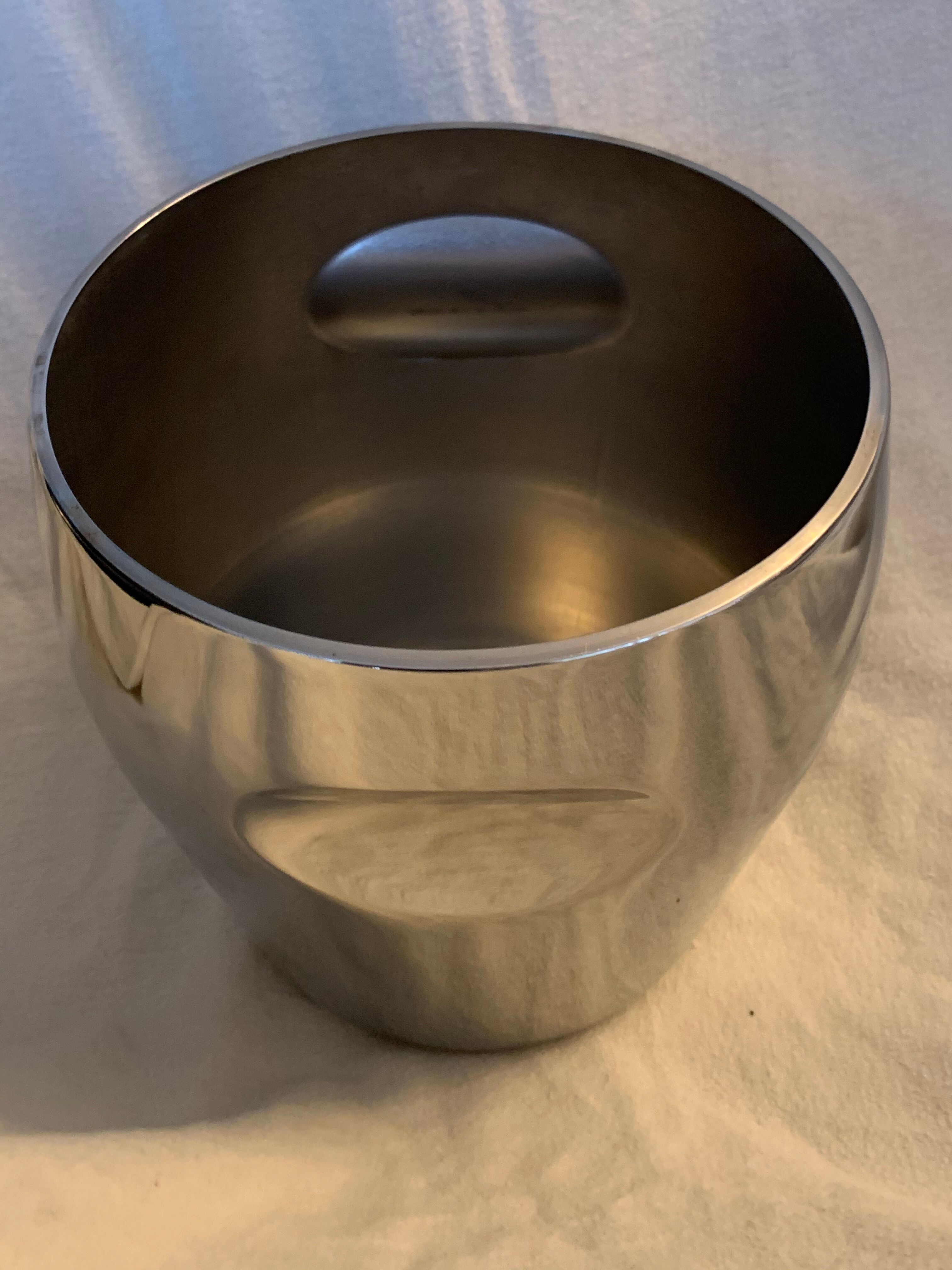 Seau à champagne italien Alessi Alfra design Massoni et Mazzeri 1957