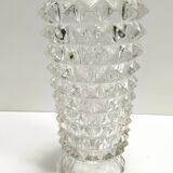 Transparent Rostrated Murano Glass Vase attr. to Ercole Barovier, Italy