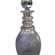 Carafe a vin en cristal napoléon iii