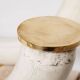 Faux elephant tusk coffee table Maison Jansen for Ralph Pucci Collections Italy