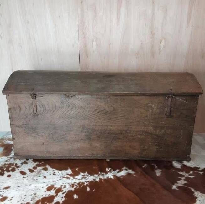 Very large antique wooden trunk (clearance price) treasure chest