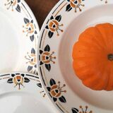 Old soup plates, "Françoise" model, Badonviller factory