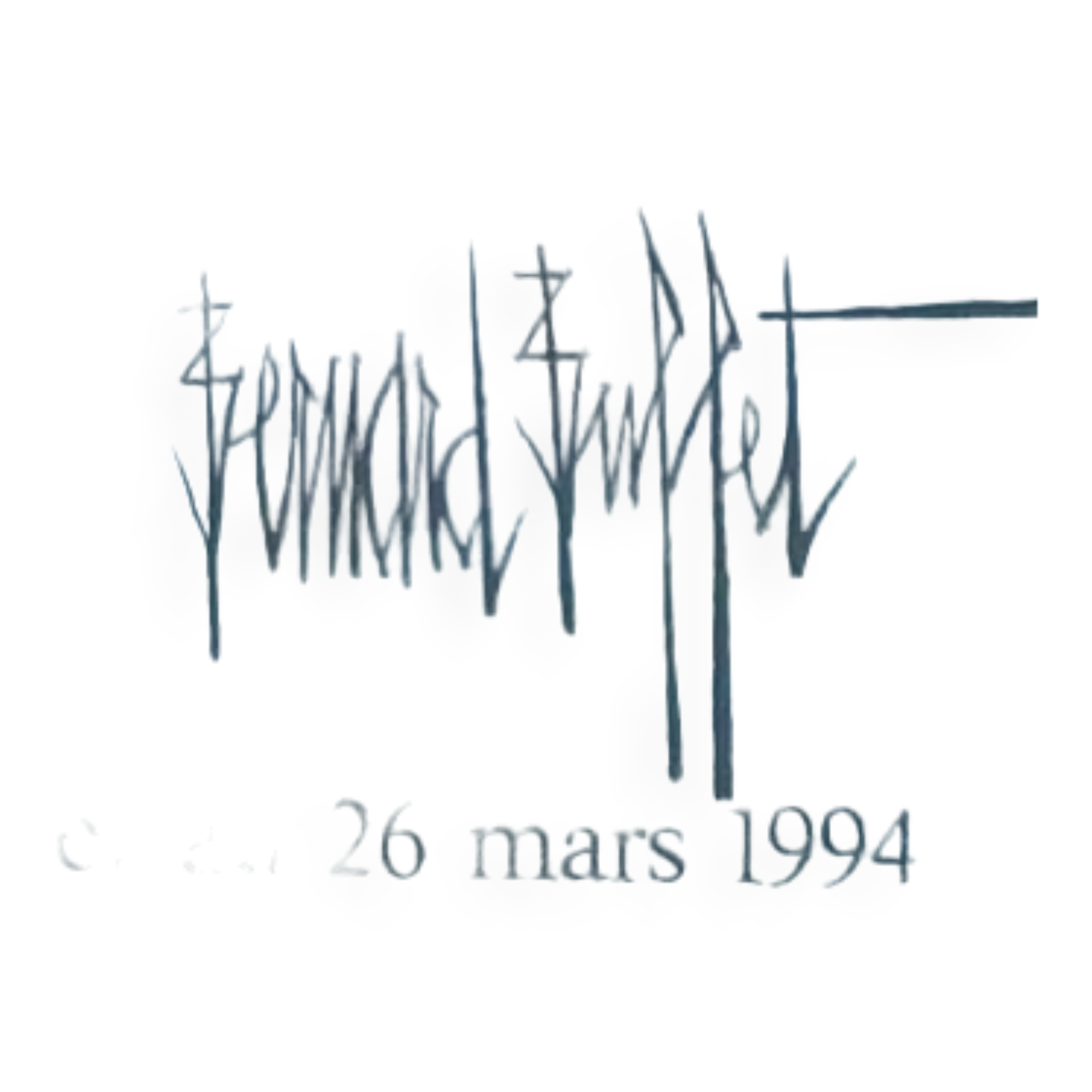 Poster Bernard Buffet "L'Odyssée" 1993 signed