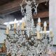 Chandelier with pendants 18 bulbs