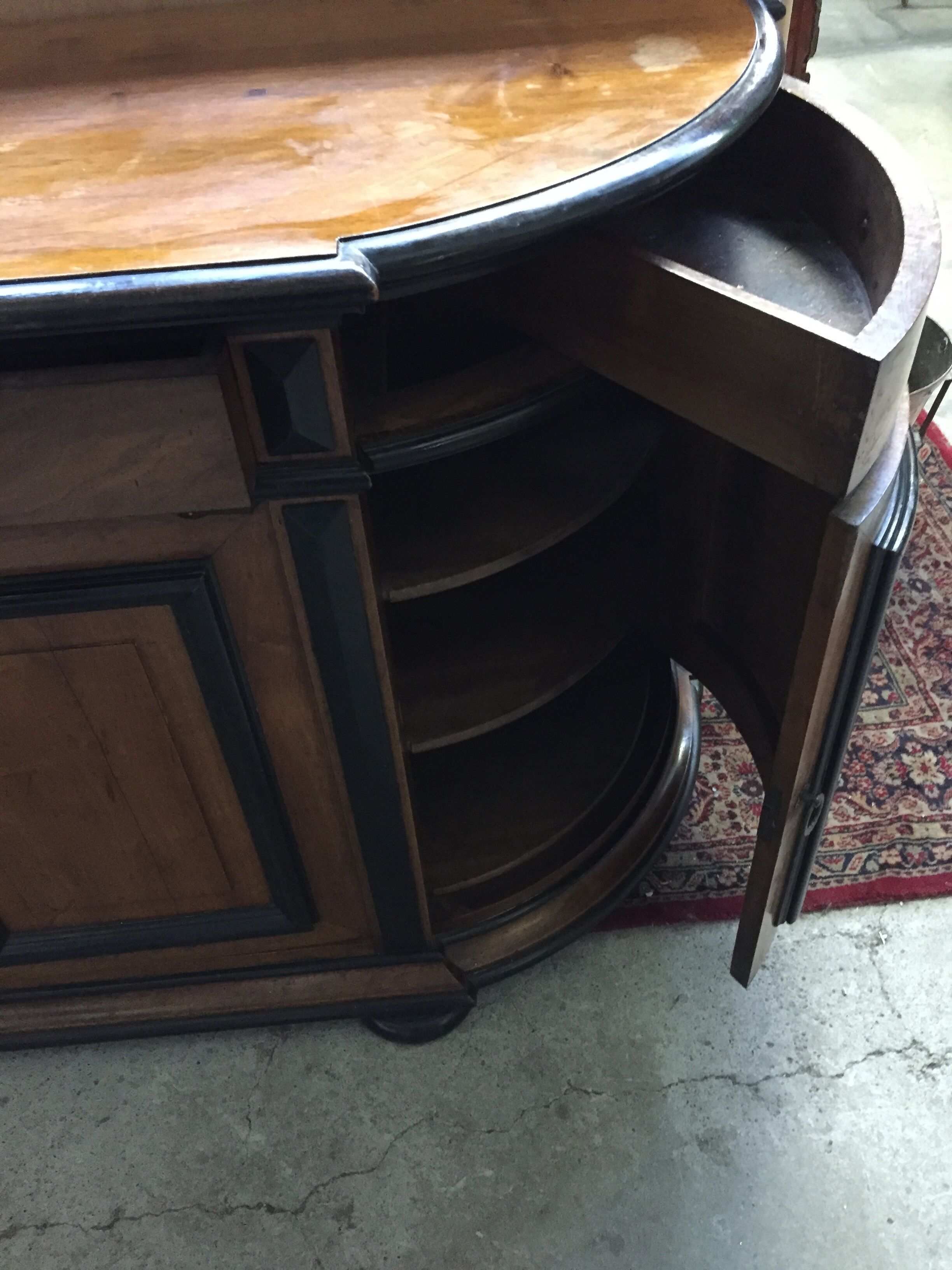 Napoleon III walnut buffet