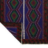 Area kilim rug ,vintage wool turkish handknotted kilim, 270 cmx 152 cm rug