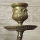 Antique French Gothic Dragon Bronze Double Piano Sconce Signed L. Pinet