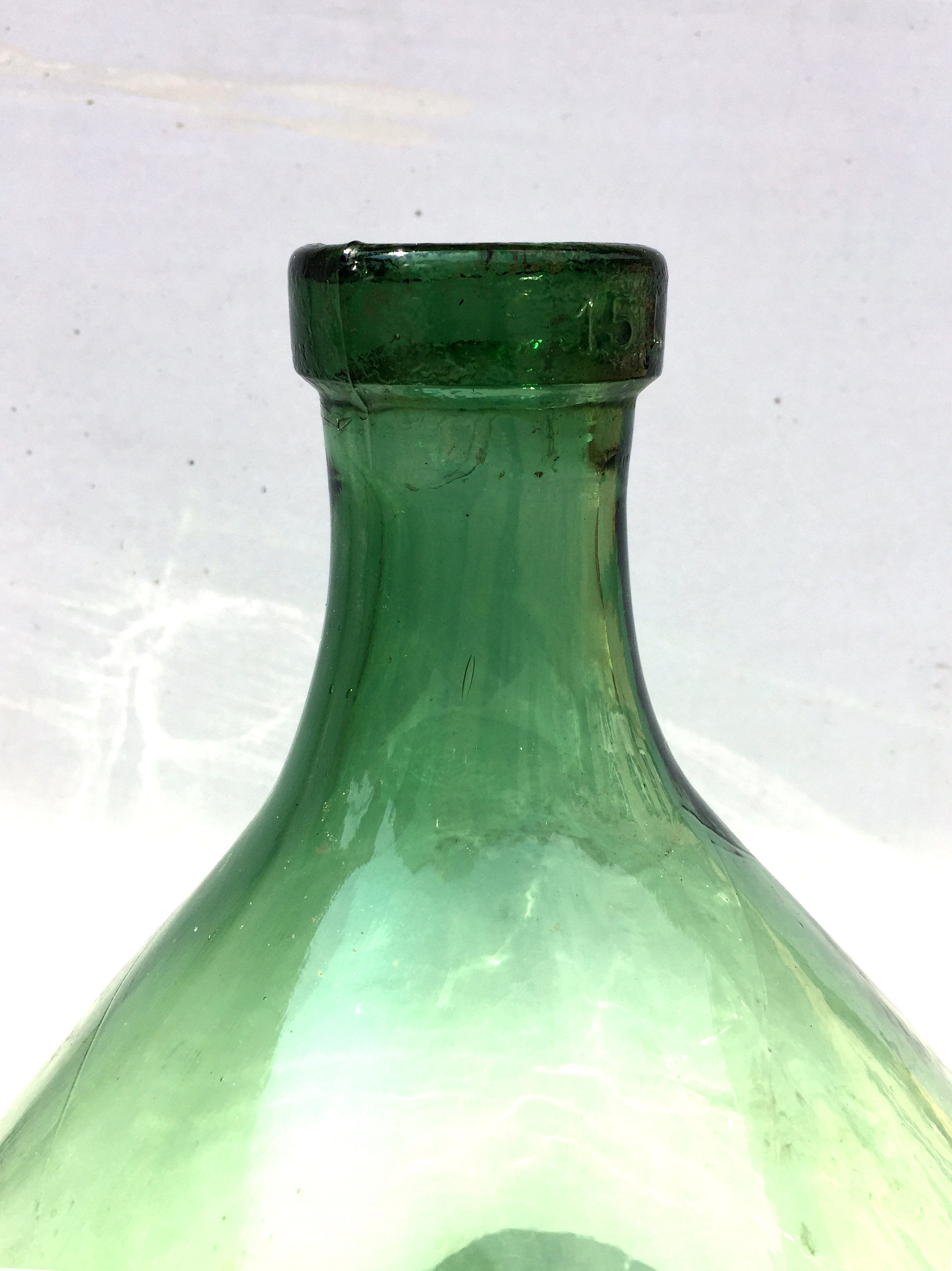 Demijohn 15l green
